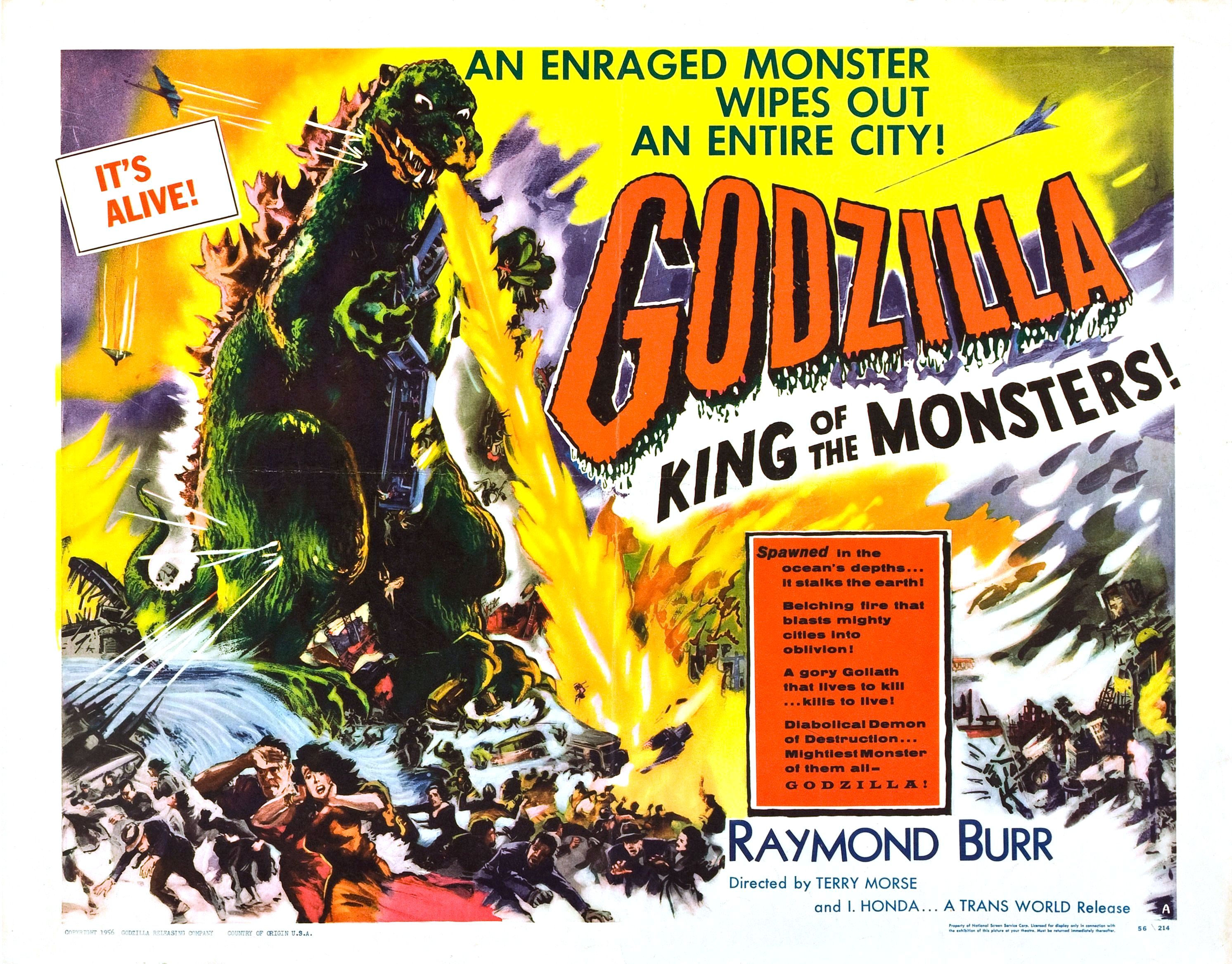 Original 1954 American Godzilla Poster