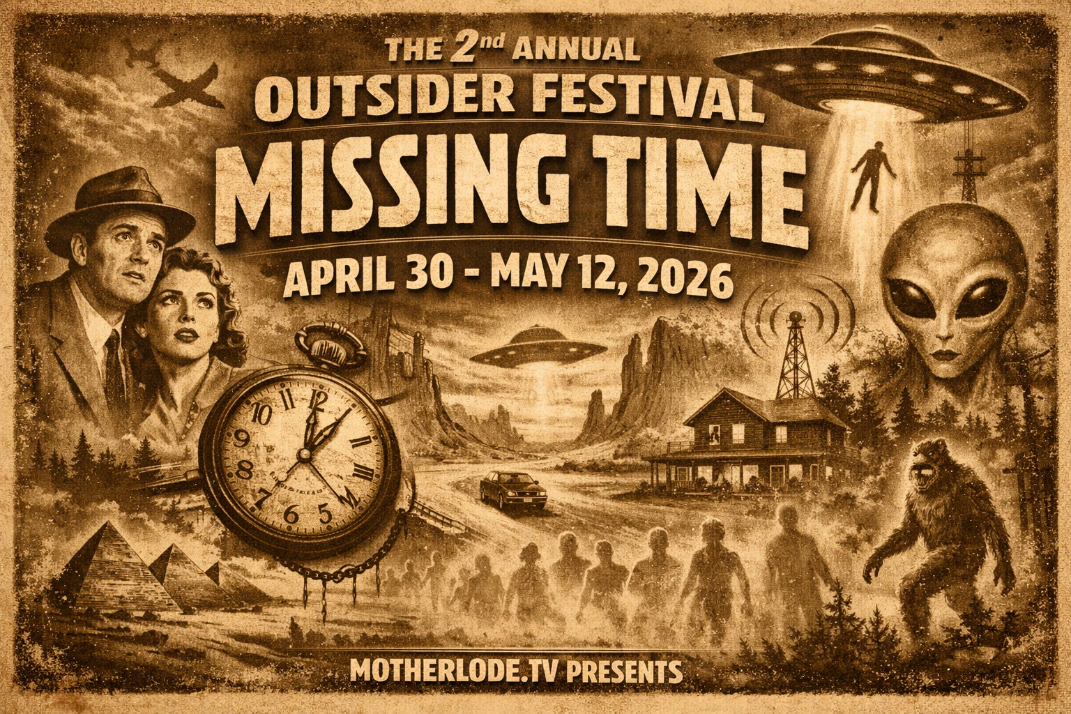 Missing Time: The 2nd Annual Outsider Festival: April 30 - May 12, 2026